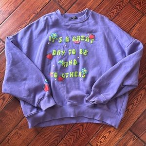 PacSun Purple Crewneck
